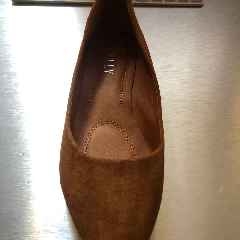 Suede flats